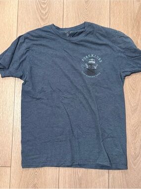 Men’s Pure Lure Crew Neck T-Shirt in Charcoal